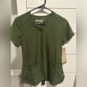 Olive Green Grey’s Anatomy scrub top
